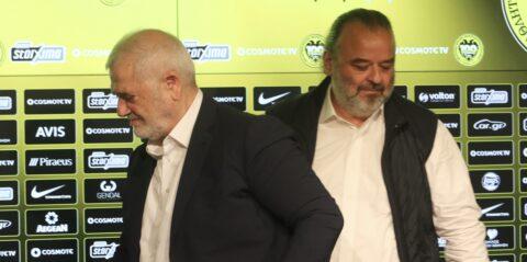 AEK: Οι υψωμένες γροθιές του Ηλιόπουλου στον Μελισσανίδη και ο Γιαννάκης Παπαδόπουλος