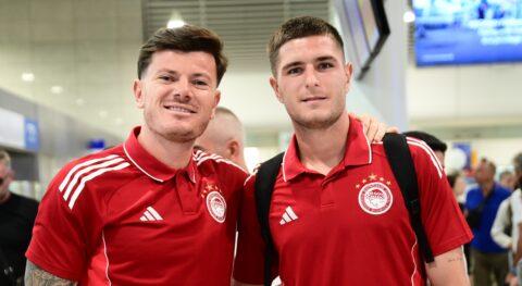 Ολυμπιακός: Βίντεο από την άφιξη στην Ιταλία για τα δυνατά φιλικά με Νάπολι, Ίντερ