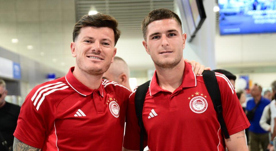 Ολυμπιακός: Βίντεο από την άφιξη στην Ιταλία για τα δυνατά φιλικά με Νάπολι, Ίντερ