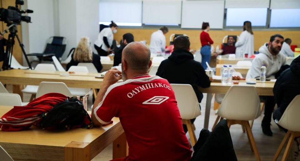 Ολυμπιακός: Εθελοντική αιμοδοσία το Σάββατο στο Καραϊσκάκη