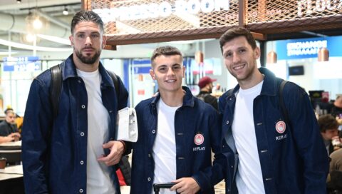 Ολυμπιακός: Αποστολή με Σιπιόνι -Αναχώρησαν για Λονδίνο οι «ερυθρόλευκοι» (pics)