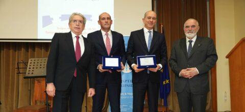 Ολυμπιακός: Οι Παναγιώτης και Γιώργος Αγγελόπουλος βραβεύτηκαν για τις δράσεις τους στον αγώνα κατά του καπνίσματος