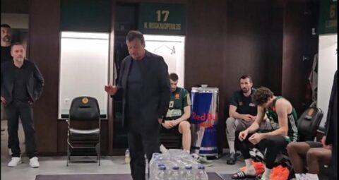 Παναθηναϊκός AKTOR: Η πρώτη ατάκα στους παίκτες για τη Βαλένθια (vid)