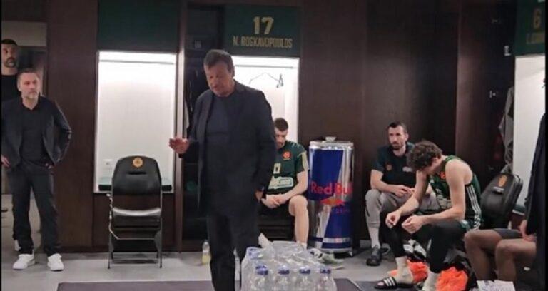 Παναθηναϊκός AKTOR: Η πρώτη ατάκα στους παίκτες για τη Βαλένθια (vid)